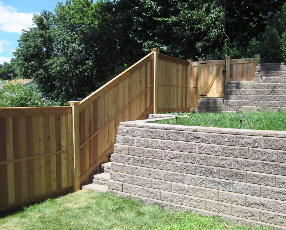 6' framed racked quattro fence