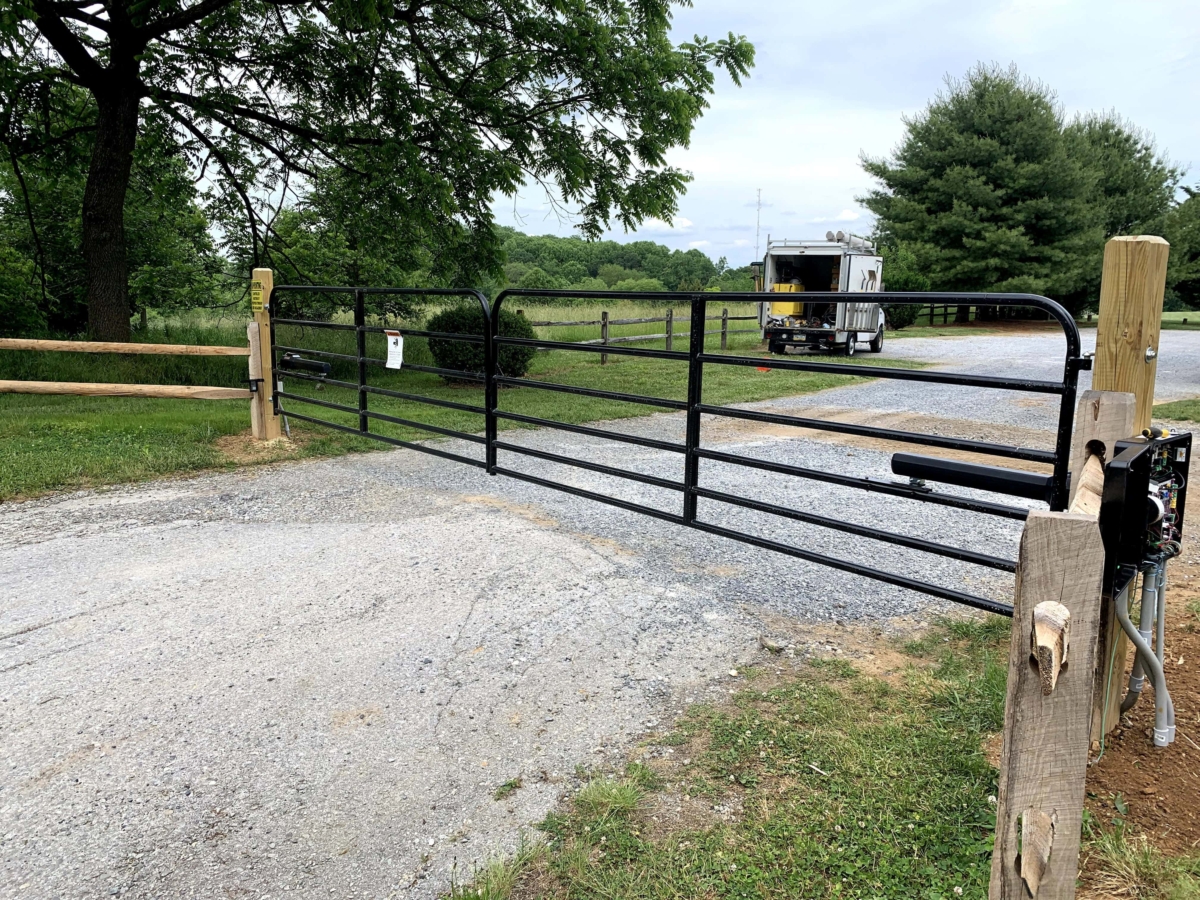 metal driveway gate