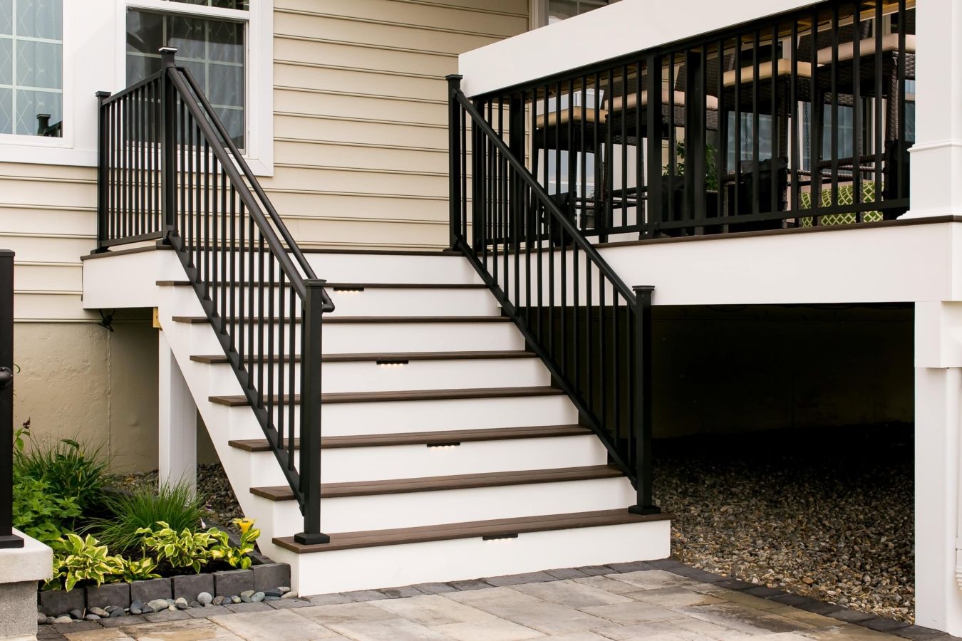Outdoor Entertainer's Deck and Fire Pit - West Chester, PA - Integrous ...