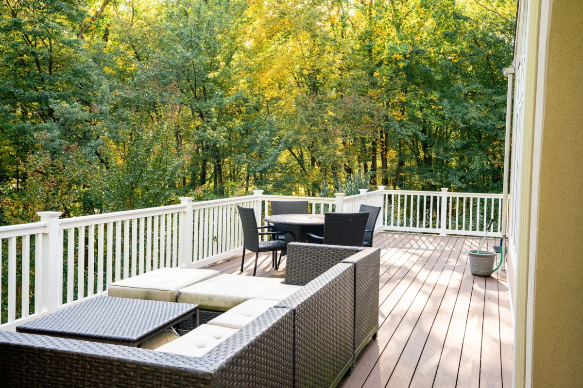 composite brown TimberTech decking
