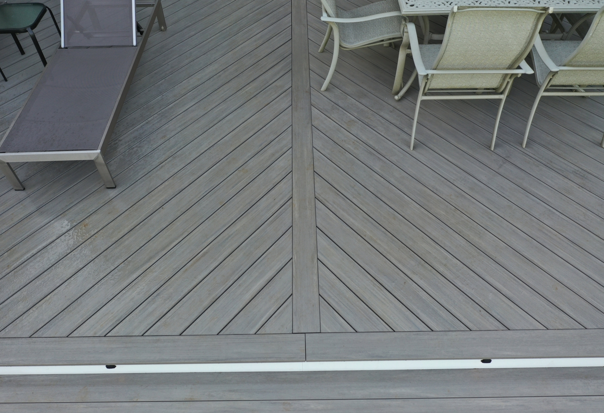 gray TimberTech composite decking