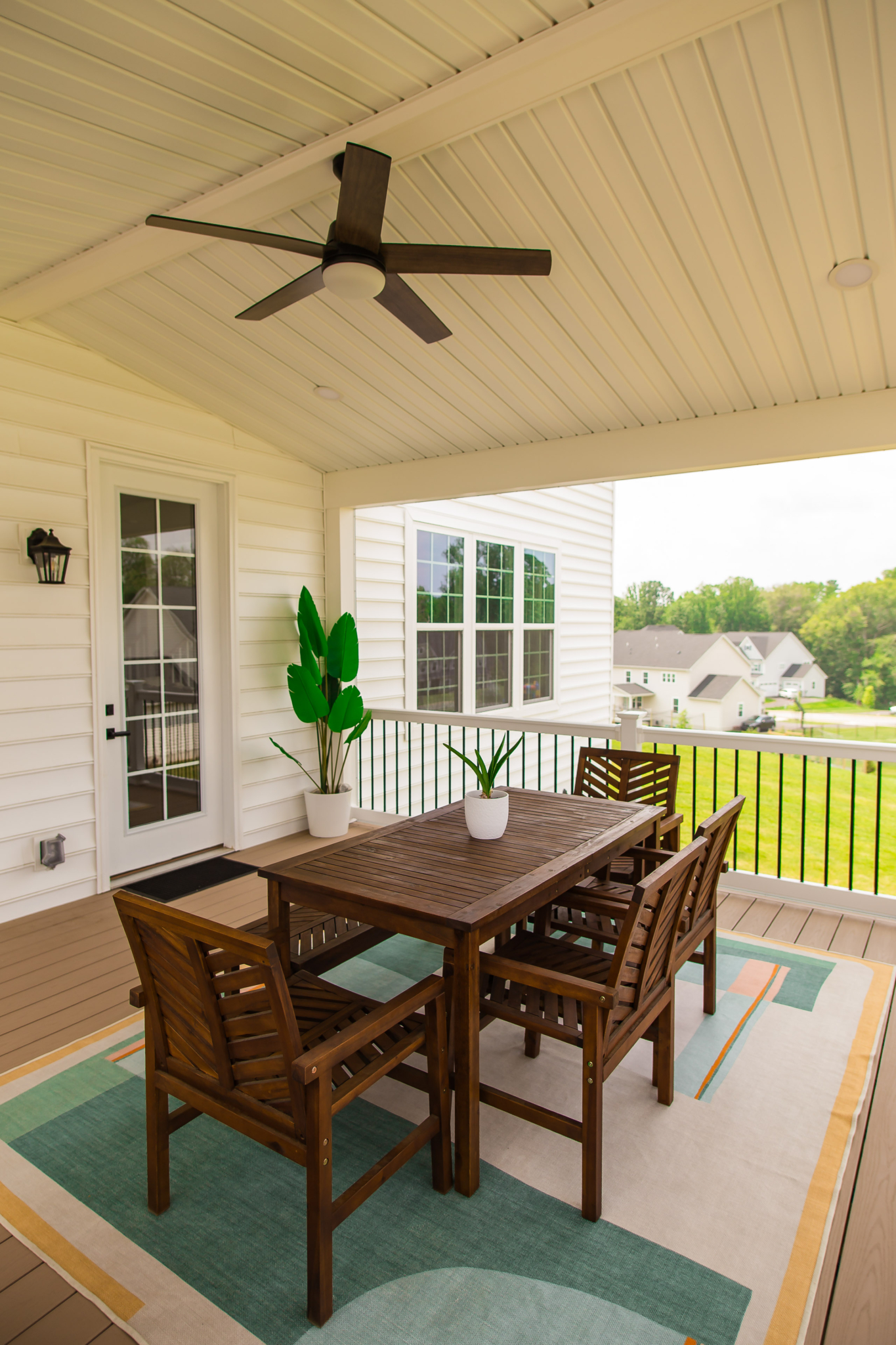 Partially Enclosed Deck With Roof - West Chester, PA - Integrous Fences ...