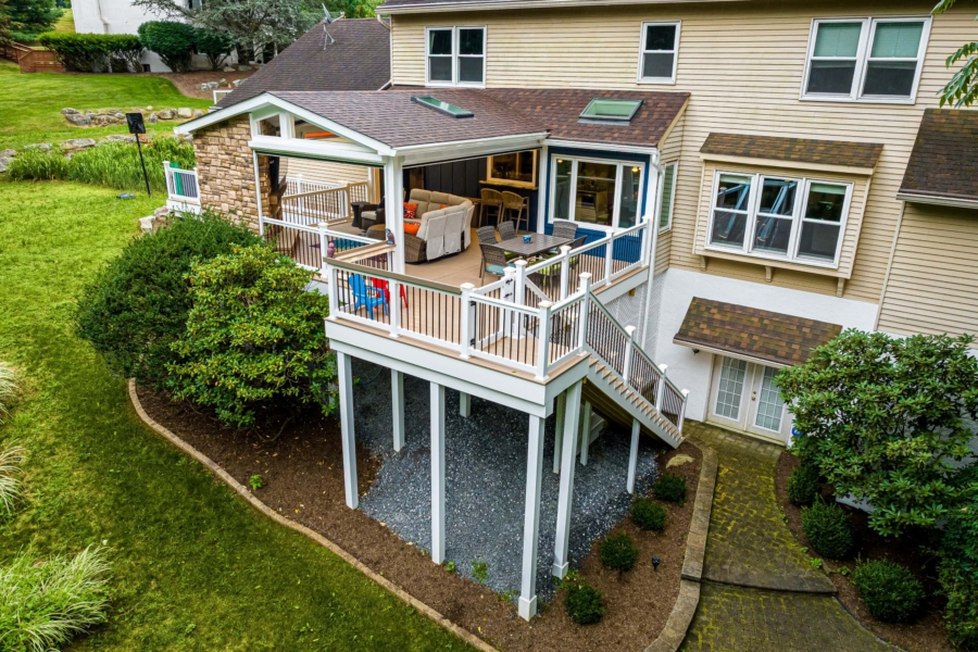 Window Speed Decks Highly Customized Deck With Gravity Window and Skylights - Downingtown ...