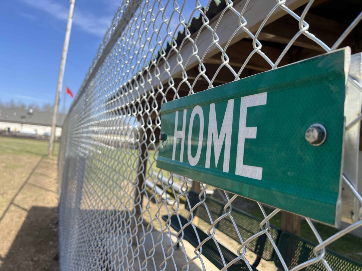 baseball field chain link fence