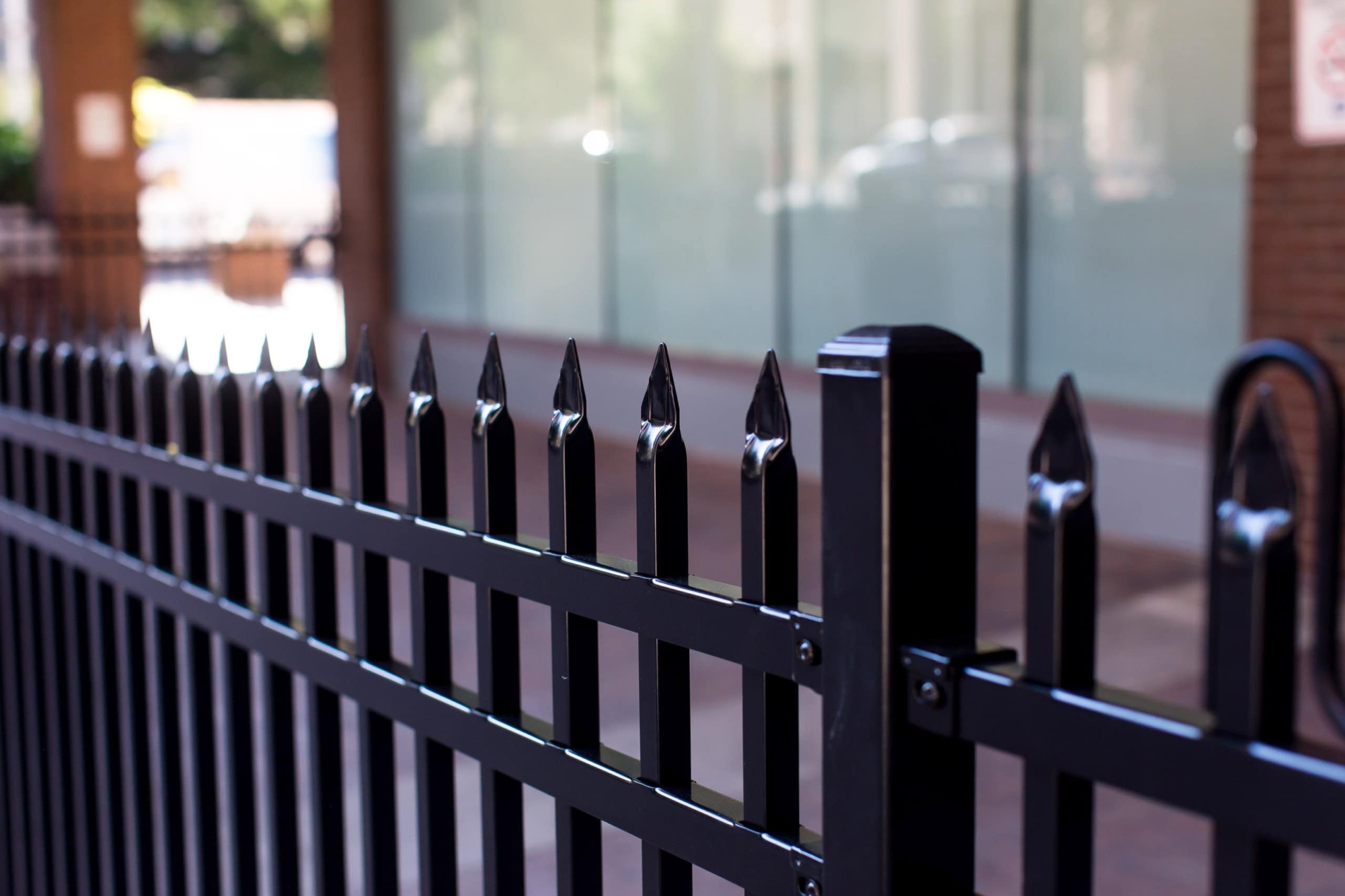 4' industrial grade steel fence