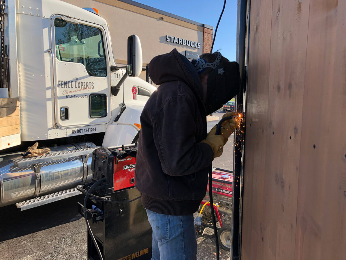 fence maintenance and welding