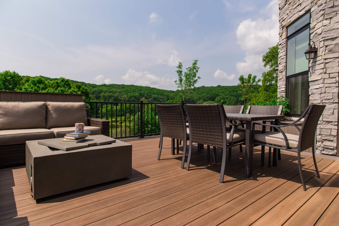 Complex Custom Deck With Built-Ins - Newtown Square, PA - Integrous ...