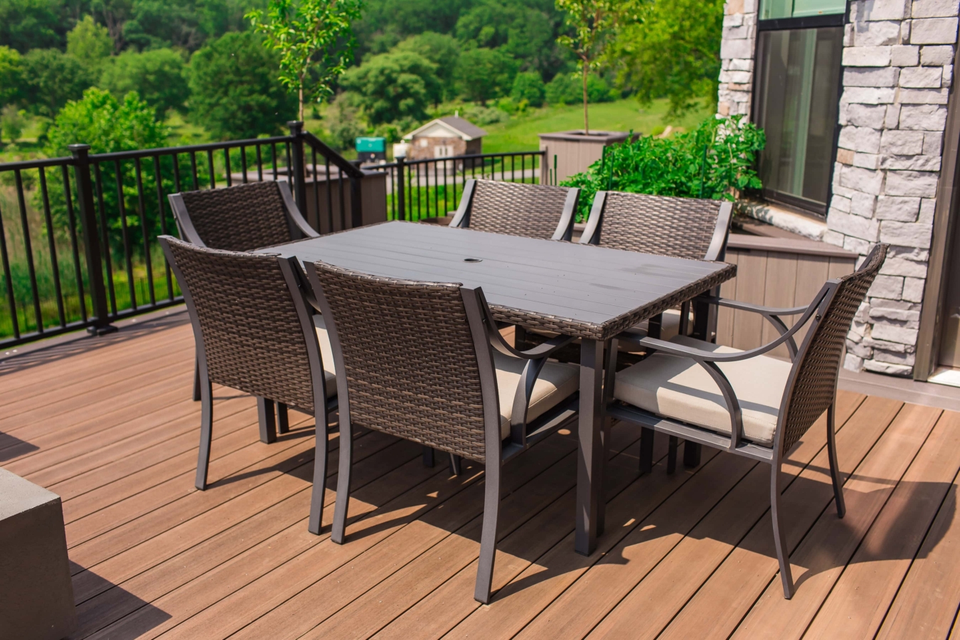 Complex Custom Deck With Built-Ins - Newtown Square, PA - Integrous ...