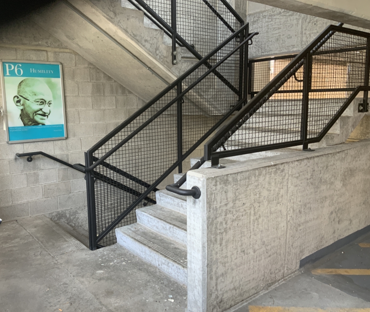 parking garage stairwell