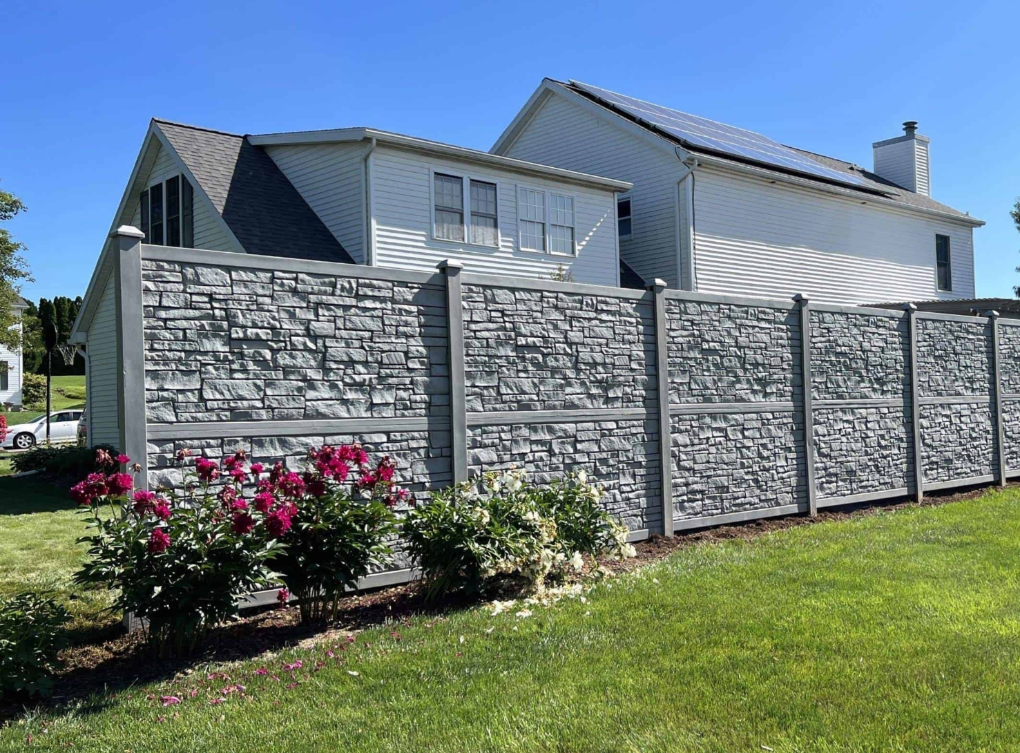 vinyl privacy sound abatement fence