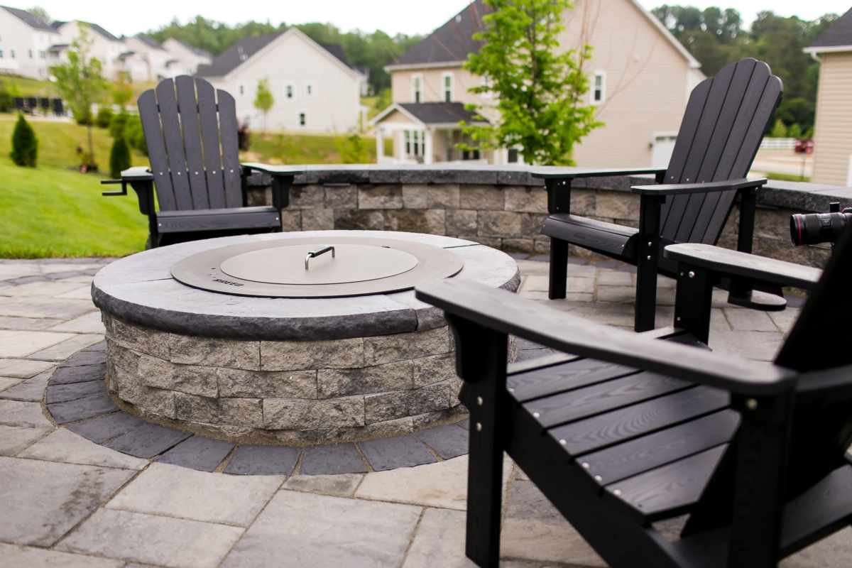 Outdoor Entertainer's Deck and Fire Pit - West Chester, PA - Integrous ...