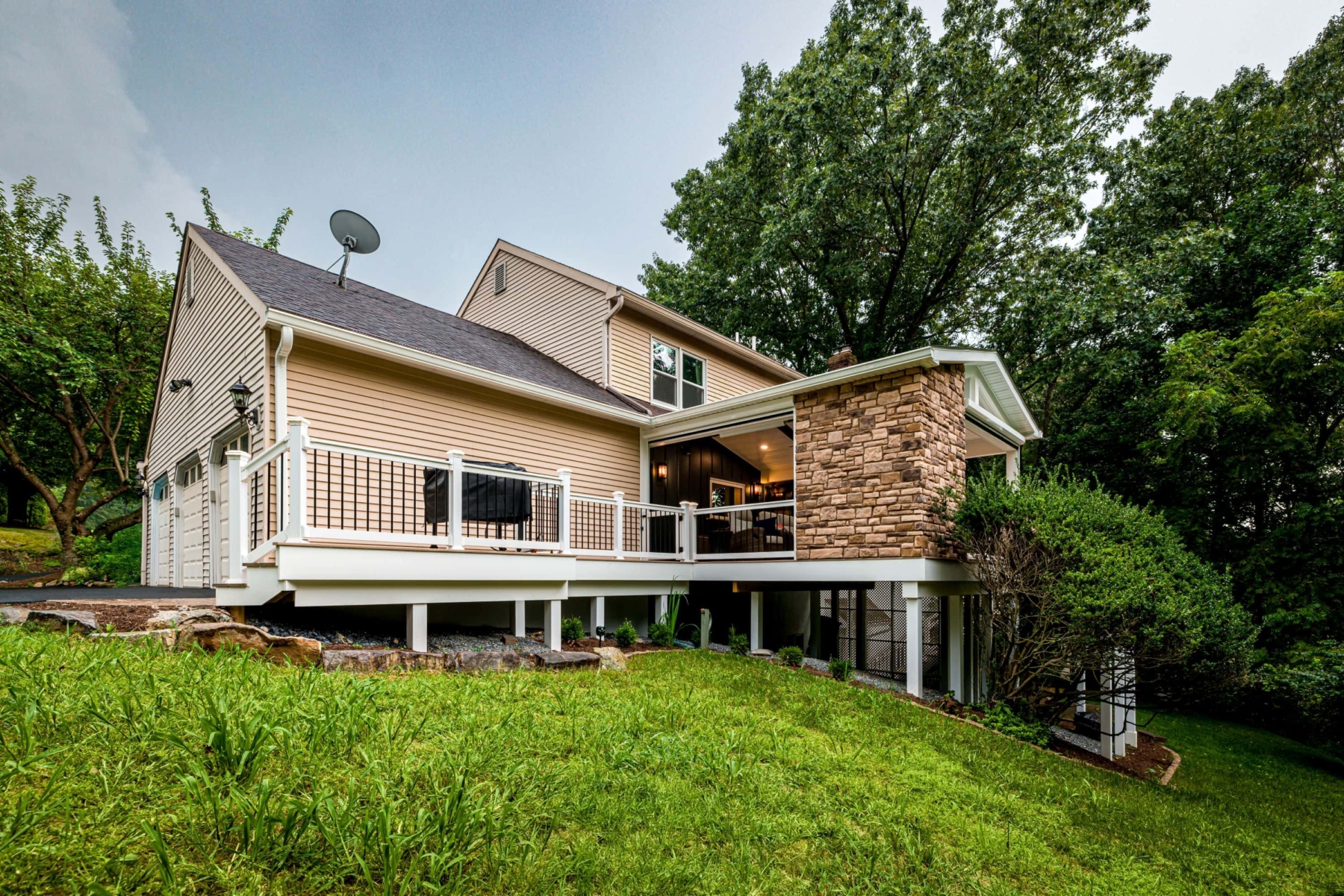 Window Speed Decks Highly Customized Deck With Gravity Window and Skylights - Downingtown ...
