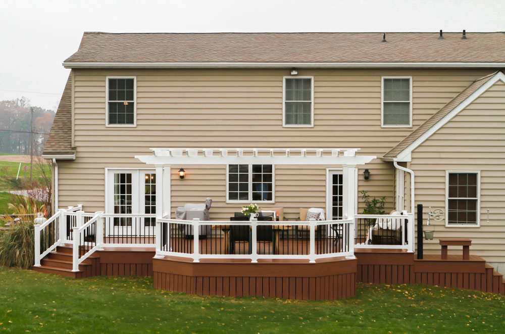 deck with gazebo