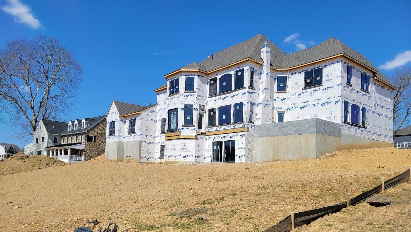 New Build Home Before Deck
