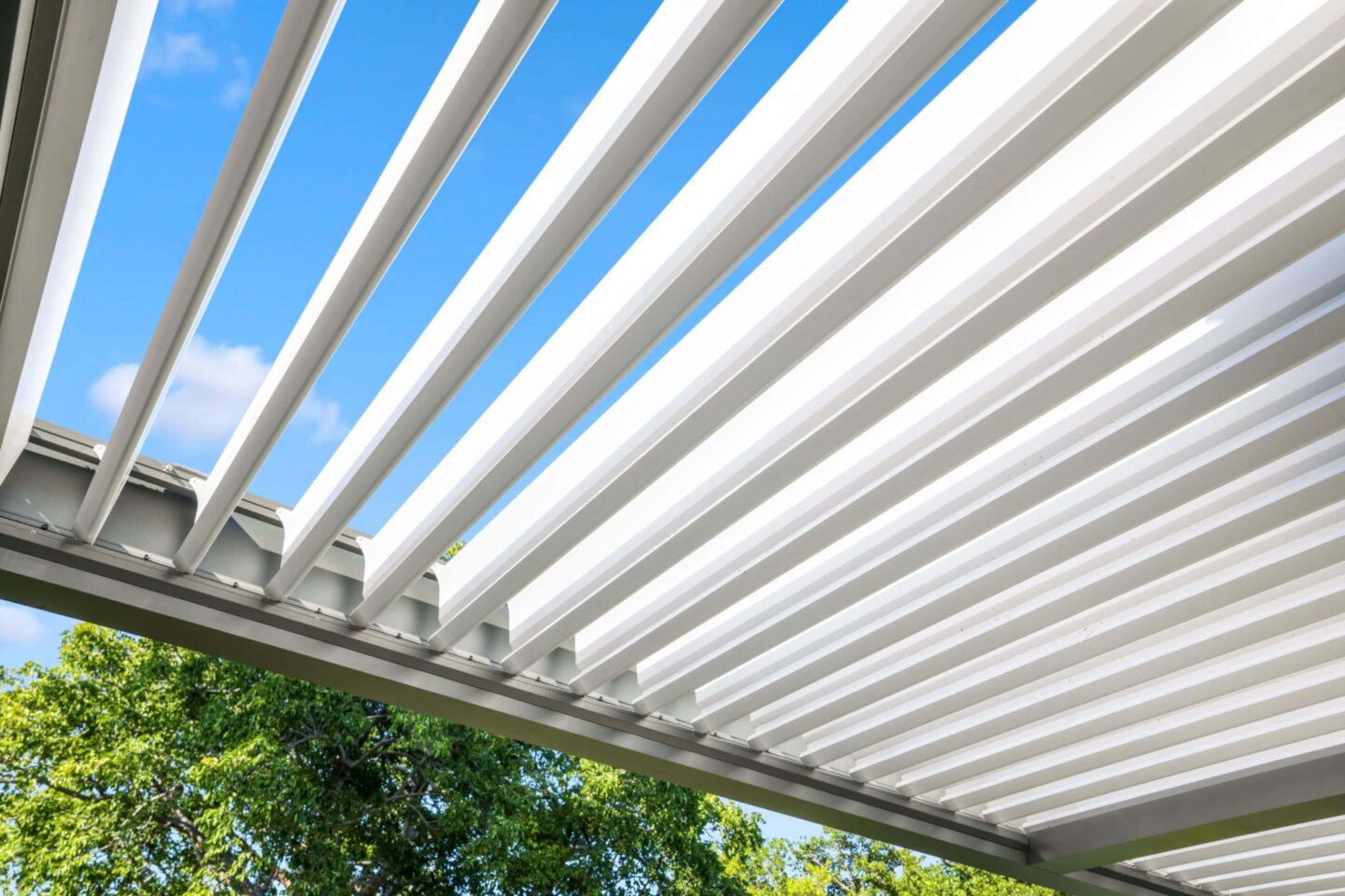 Adjustable Louvered Roof