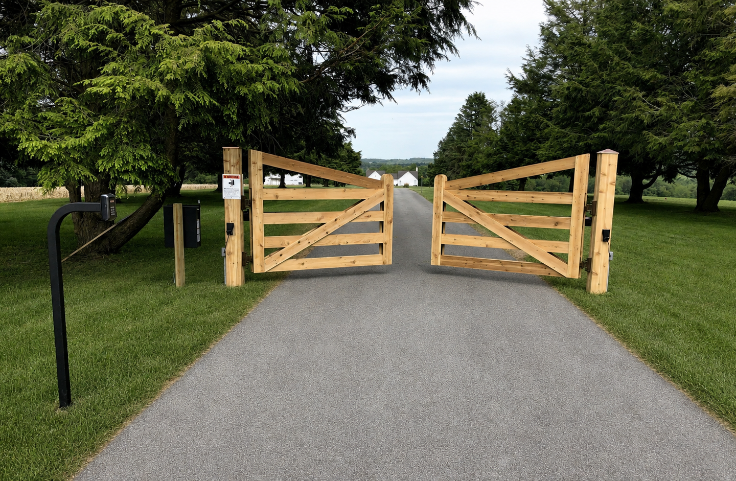 Automated Wood Gate