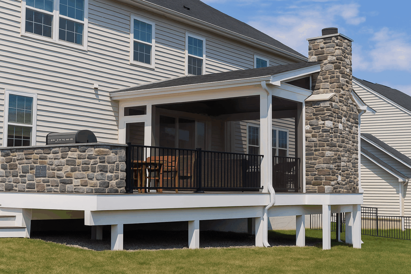 Covered-Deck-With-A-Frame-Roof-West-Chester-PA