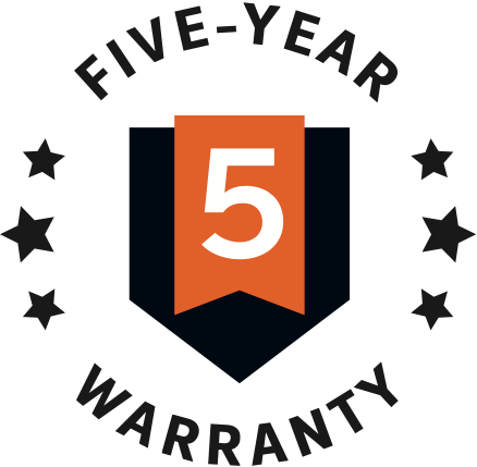 Industry Leading warranty since 2009